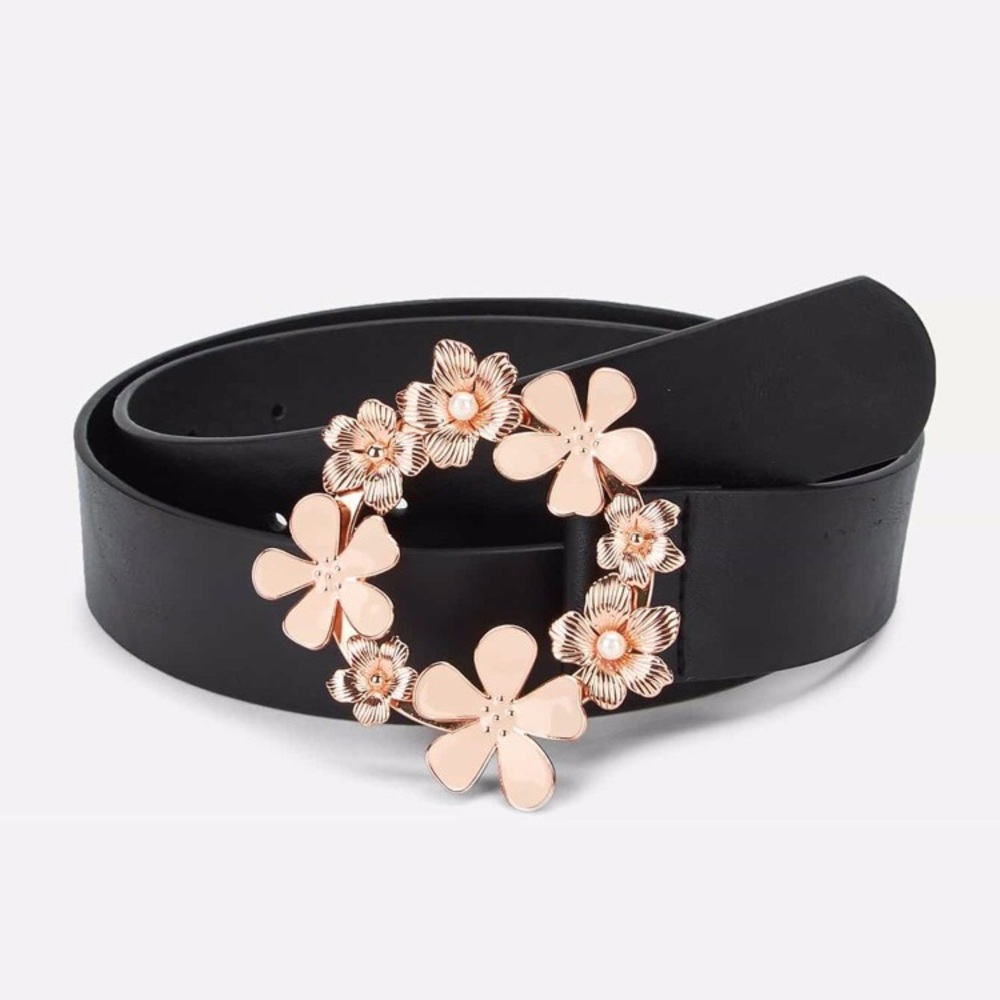 Floral Decorated Belt